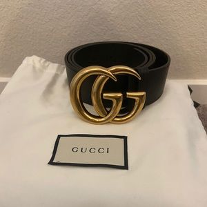 GUCCI Marmont Wide leather belt Sz. 90